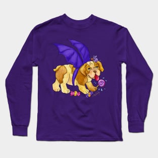 Bulldog and Bat's Halloween Long Sleeve T-Shirt